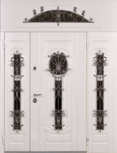 Дверь с фрамугой №24 - фото