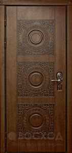 Фото  Стальная дверь Дверь в таунхаус №8 с отделкой МДФ Шпон
