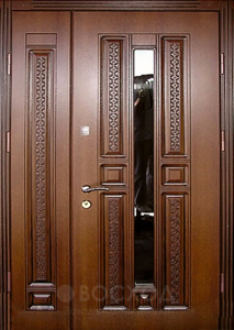 Фото стальная дверь Парадная дверь №81 с отделкой МДФ ПВХ