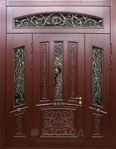 Фото стальная дверь Парадная дверь №39 с отделкой МДФ ПВХ