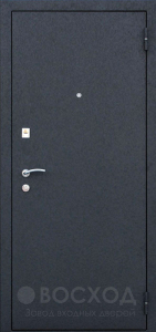 Фото стальная дверь С зеркалом и терморазрывом №104 с отделкой Порошковое напыление