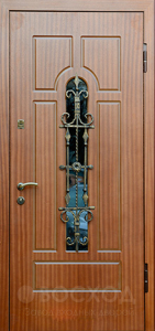 Дверь с ковкой №19 - фото