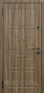 Фото  Стальная дверь Дверь для деревянного дома №27 с отделкой МДФ ПВХ