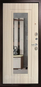 Фото  Стальная дверь Дверь для деревянного дома №12 с отделкой МДФ ПВХ