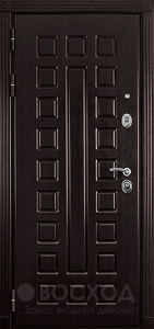 Дверь металлическая МДФ чёрная №372 - фото №2