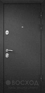Фото стальная дверь Трёхконтурная дверь с зеркалом №27 с отделкой Порошковое напыление