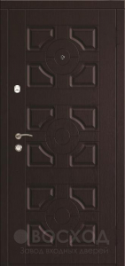 Фото стальная дверь Дверь для деревянного дома №22 с отделкой МДФ ПВХ
